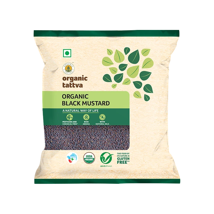 Organic Tattva Black Organic Mustard Seeds