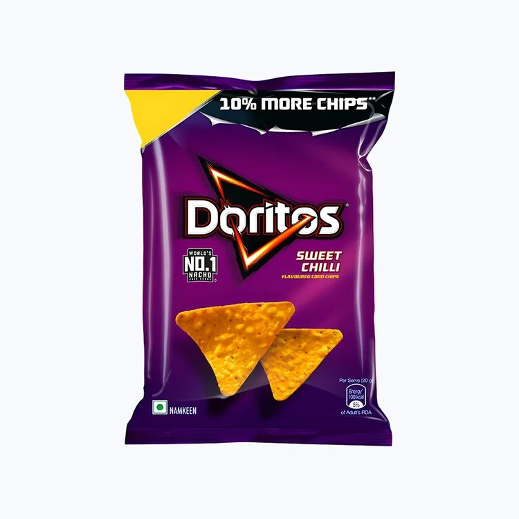 Doritos Sweet Chilli Flavour Nachos - Pack of 2