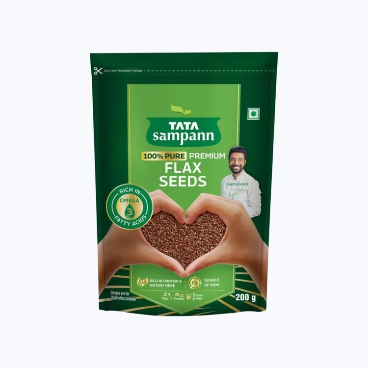 Tata Sampann 100% Pure Premium Flax Seeds (Agase Beeja)