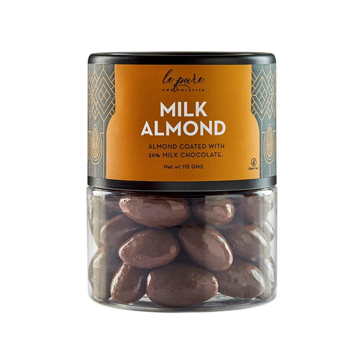 Le Pure Almonds Coated with Milk Chocolate