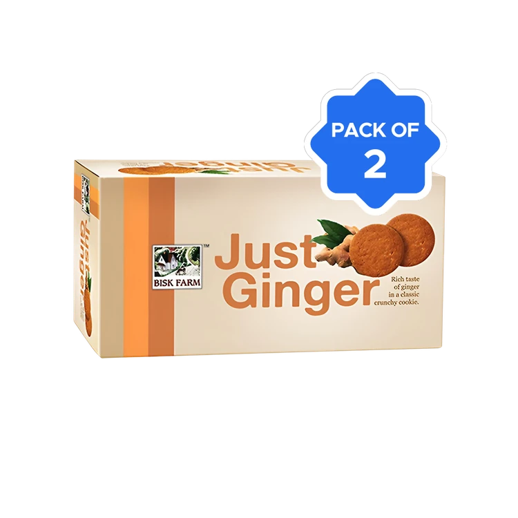 Bisk Farm Just Ginger Biscuit - Pack of 2
