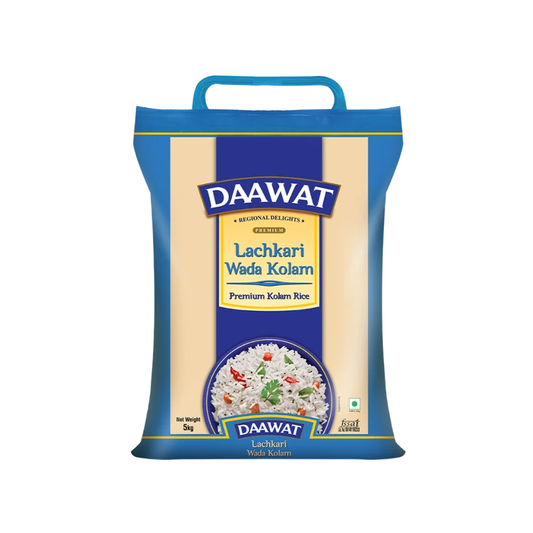 Daawat Lachkari Wada Kolam Rice (Medium Grain) (Kolam Akki)