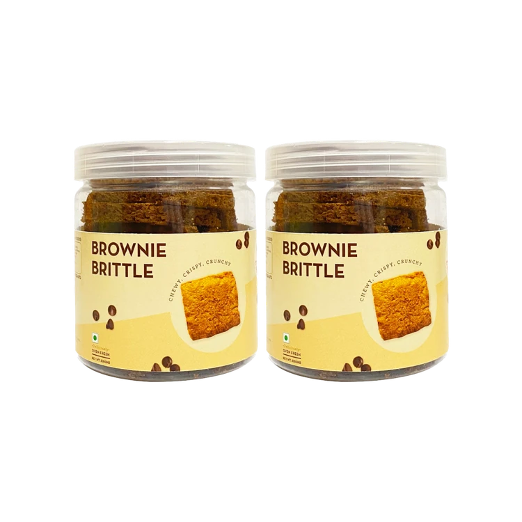 Cookieman Brownie Brittle Cookies - Pack of 2