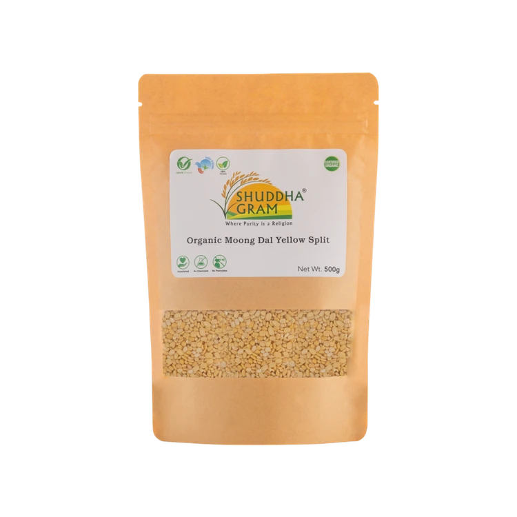 Shuddha Gram Organic Moong Dal (Dhuli)