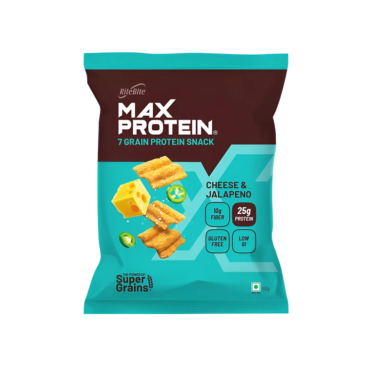 RiteBite Max Protein Cheese & Jalapeno Chips
