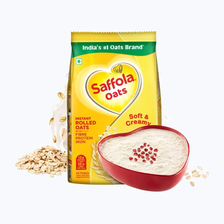 Saffola Oats Soft & Creamy Instant Rolled Oats