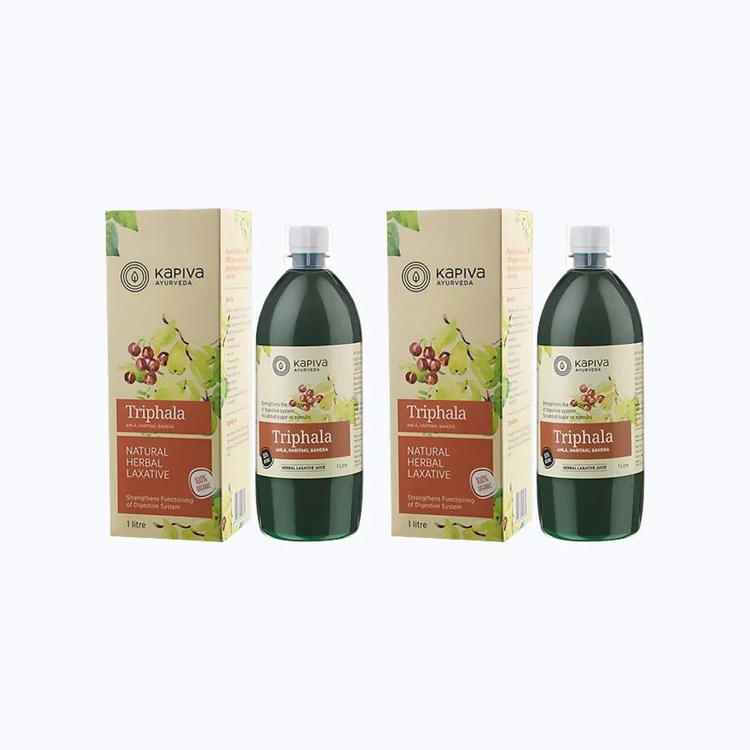 Kapiva Ayurveda Triphala Laxative Herbal Juice - Pack of 2