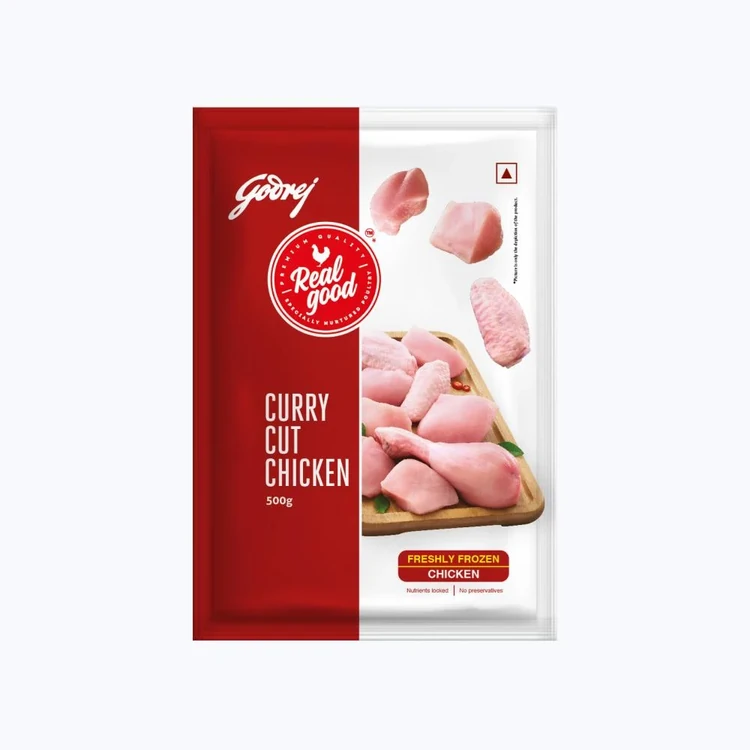 Godrej Real Good Chicken Curry Cut (Freshly Frozen)