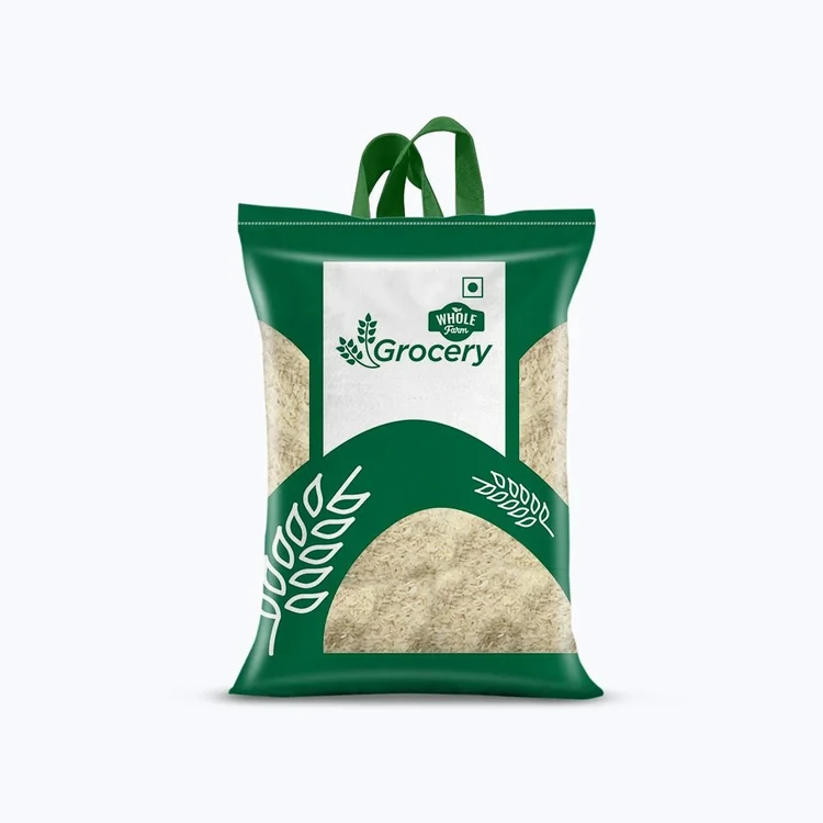 Whole Farm Grocery Raw Sonamasuri Rice (6-12 Months) - 10 kg (Medium Grain) (Sonamasuri Akki)