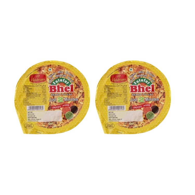 Haldiram's Nagpur Fatafat Bhelpuri - Pack of 2