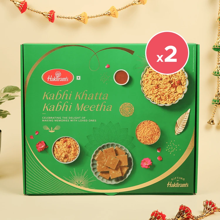 Haldiram's Kabhi Khatta Kabhi Meetha Gift Pack - Pack of 2