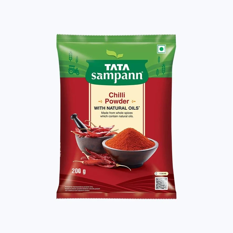 Tata Sampann Chilli Powder with Natural Oils (Kharada Pudi)
