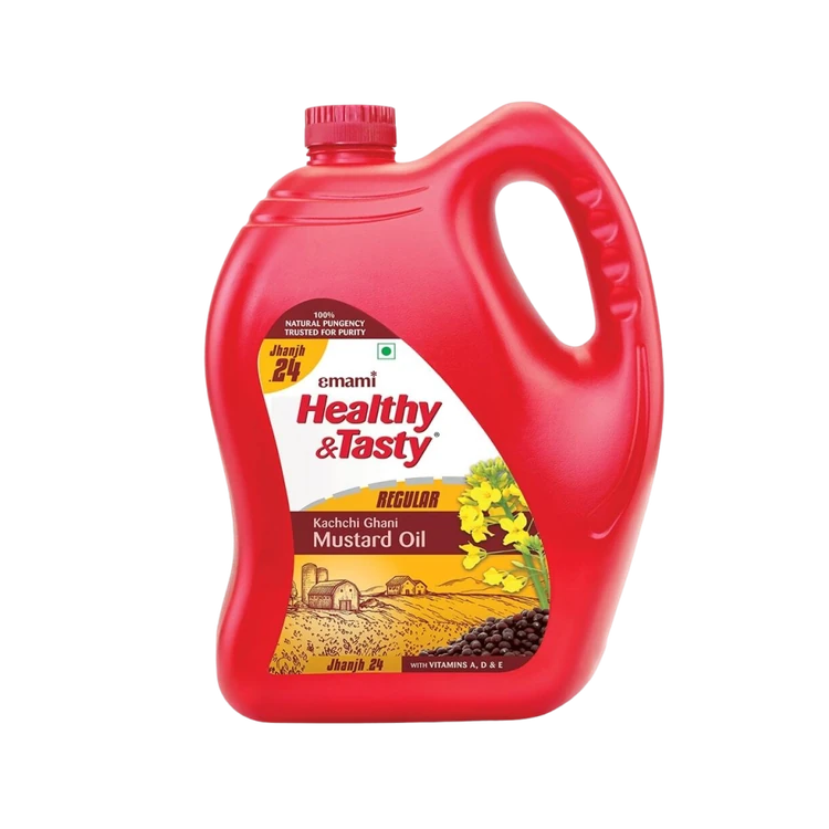 Emami Healthy & Tasty Kachchi Ghani Mustard Oil (Sasive Enne)