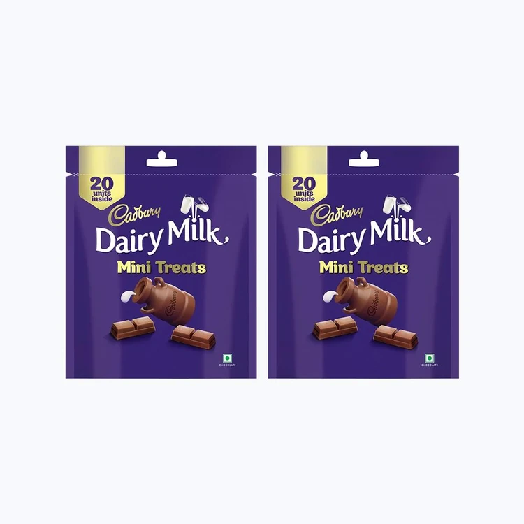 Cadbury Dairy Milk Mini Treats Chocolate Pack - Pack of 2
