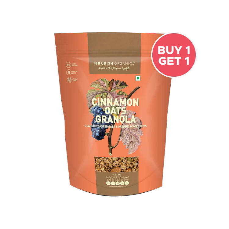 Nourish Organics Oats Instant Oats - Buy 1 Get 1 Free