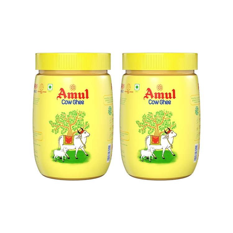 Amul Cow Ghee - Pack of 2 (Hasuvina Tuppa)