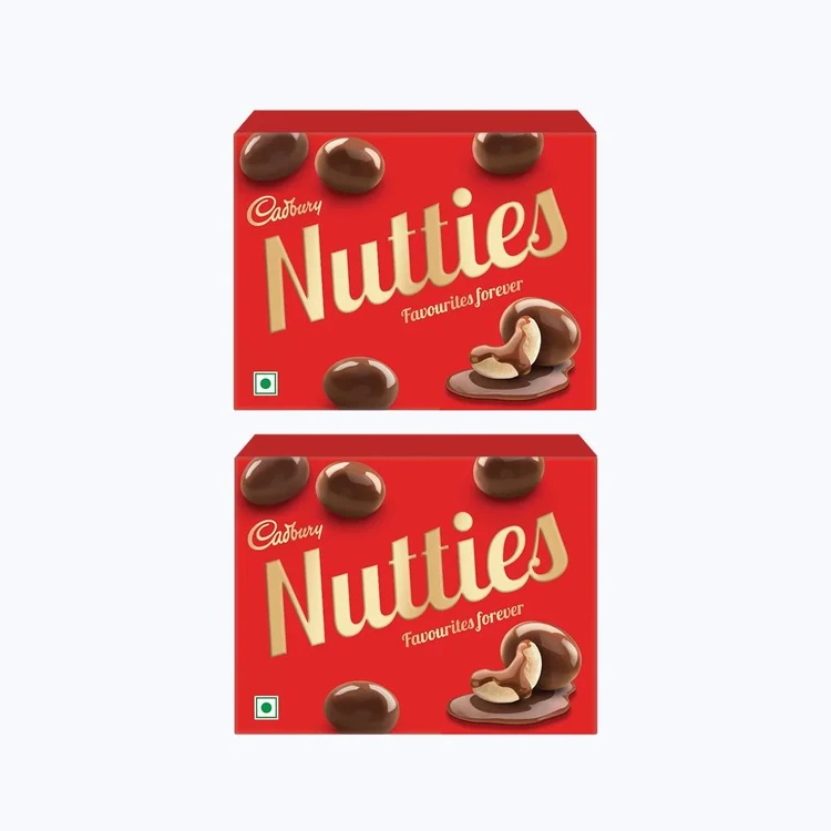 Cadbury Nutties Shaped Chocolates - Pack of 2