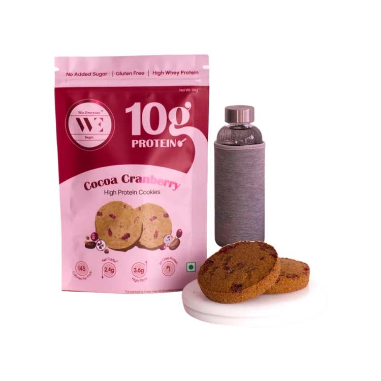 WE (Win Everyday) Cocoa Cranberry Cookies (10 g Protein)