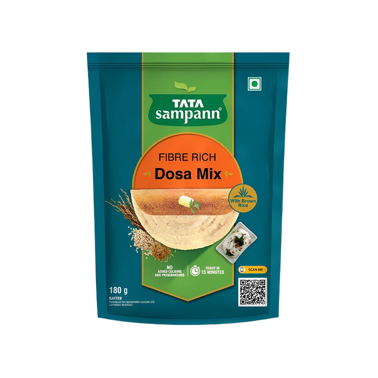 Tata Sampann Fibre Rich Dosa Breakfast Mix (Ready to Cook)