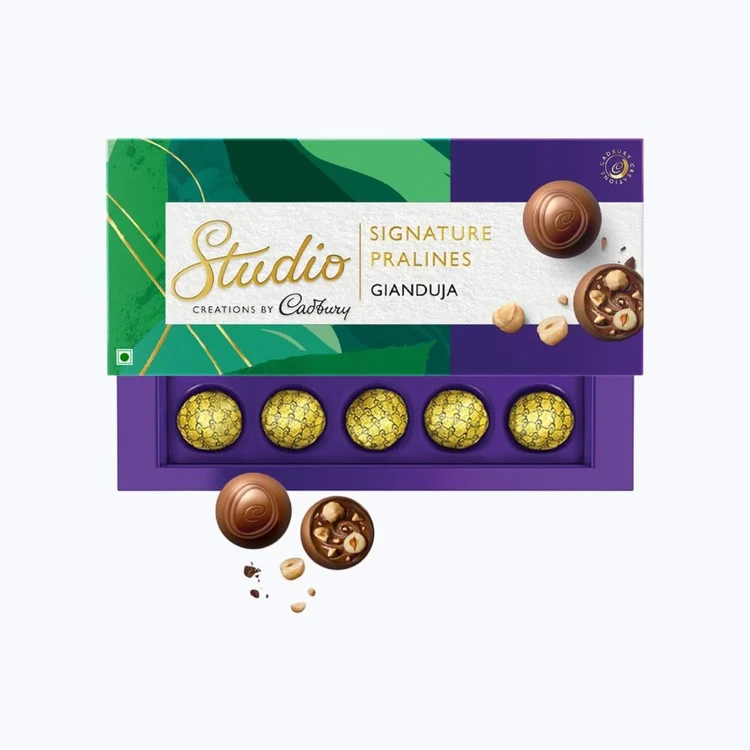 Cadbury Studio Gianduja Hazelnut Signature Pralines Chocolate Gift Pack