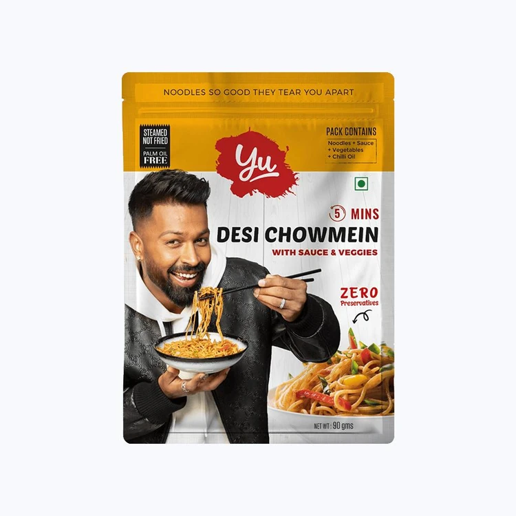 Yu Desi Chowmein Noodles with Sauce And Veggies