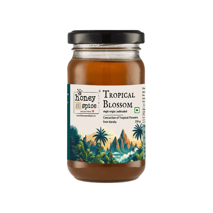 Honey And Spice Tropical Blossom Honey (Single Origin & Unblended)