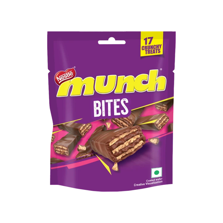 Nestle Munch Bites Coated Crunchy Wafer Bars