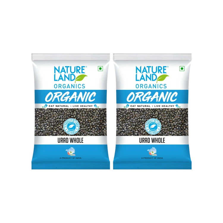 Natureland Organic Urad (Sabut) - Pack of 2