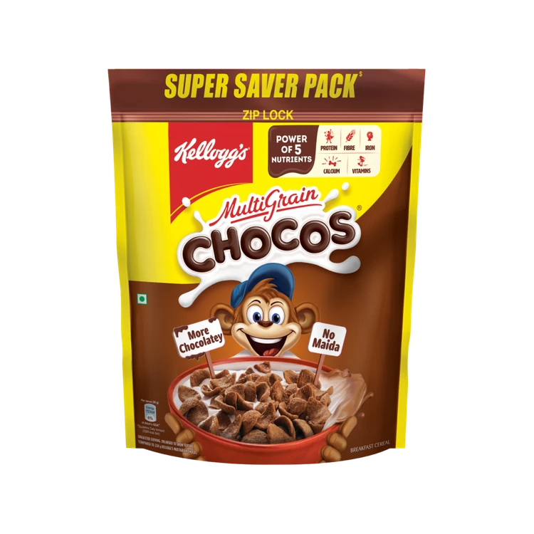 Kellogg's Multigrain Chocos More Chocolatey, No-Maida