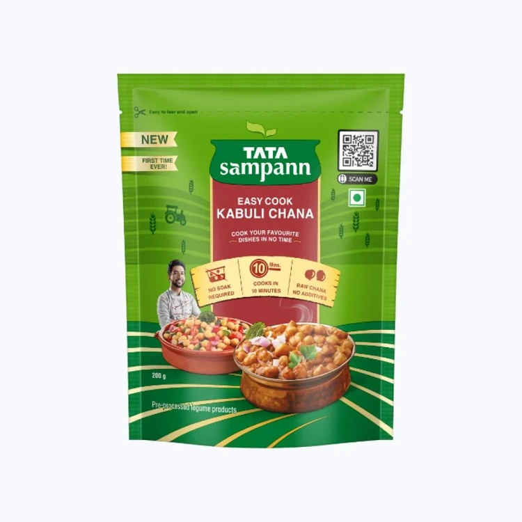 Tata Sampann Easy Cook Kabuli Chana, No Soak Required