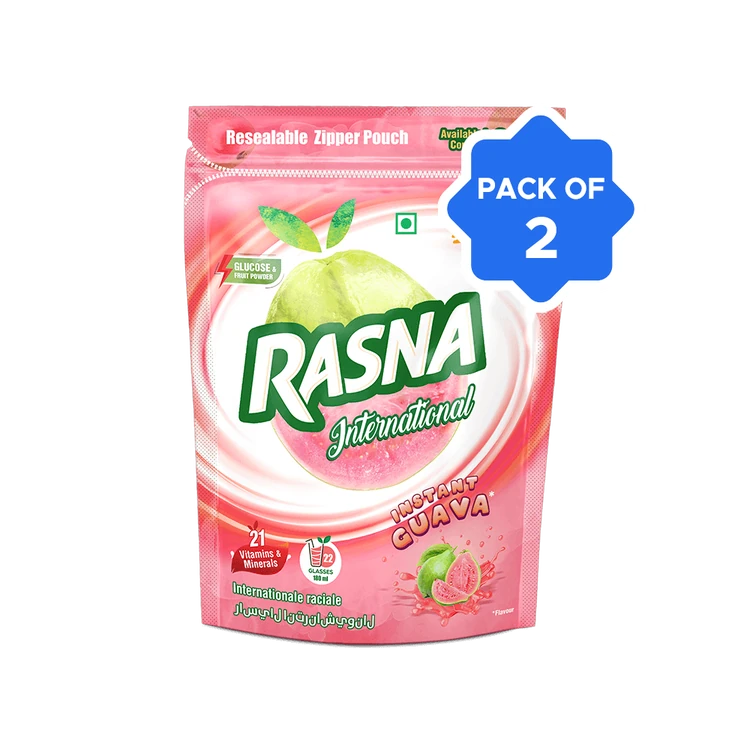 Rasna Guava Instant Drink Mix - Pack of 2