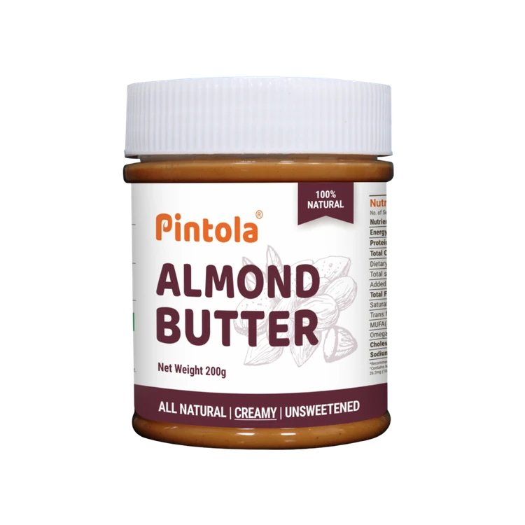 Pintola Unsweetened Creamy Almond Butter