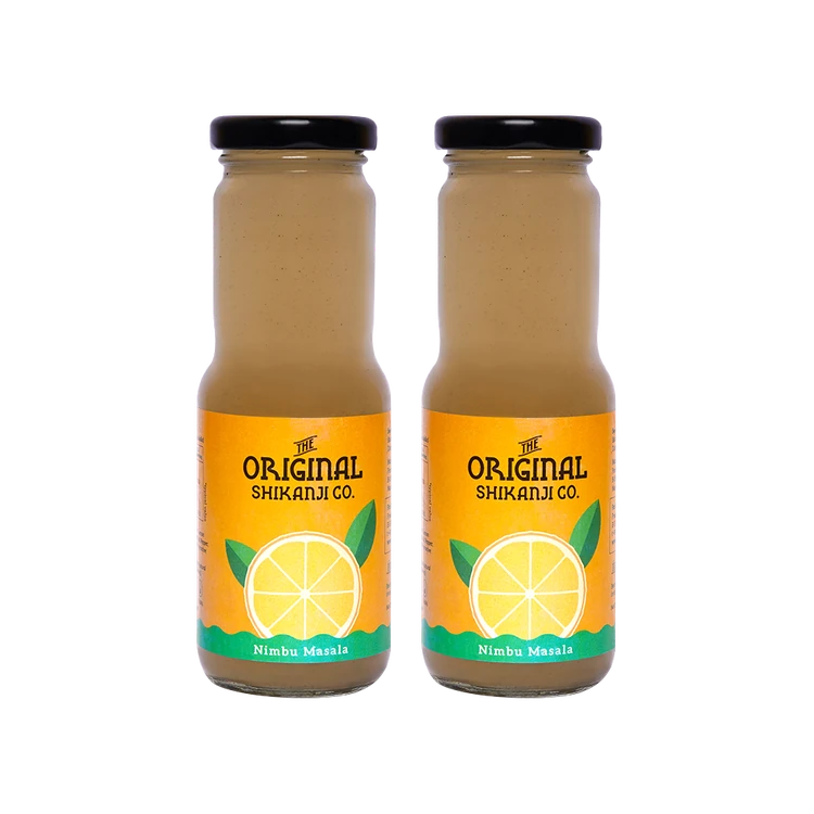 The Original Shikanji Co Nimbu Masala Juice - Pack of 2