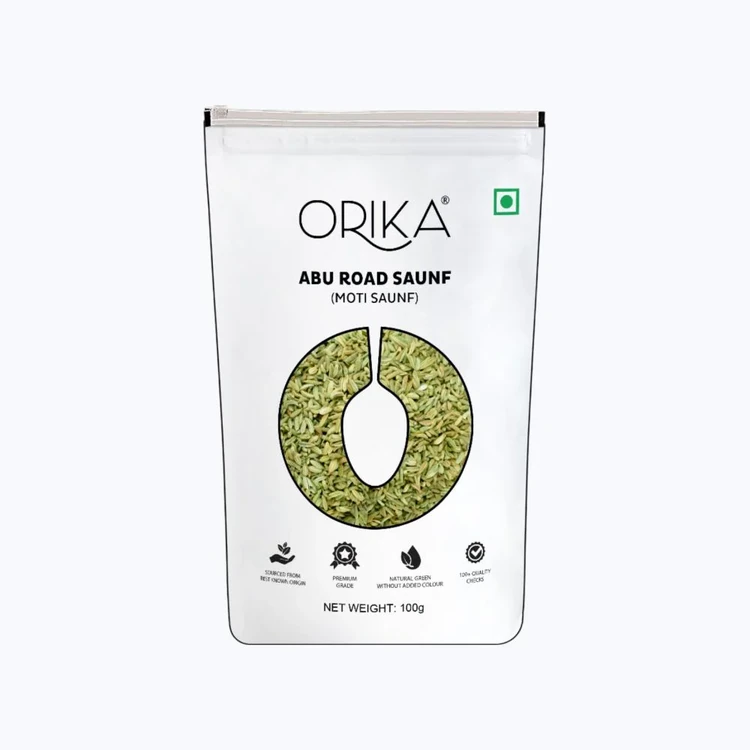 Orika Abu Road Saunf Seeds (Moti Saunf)