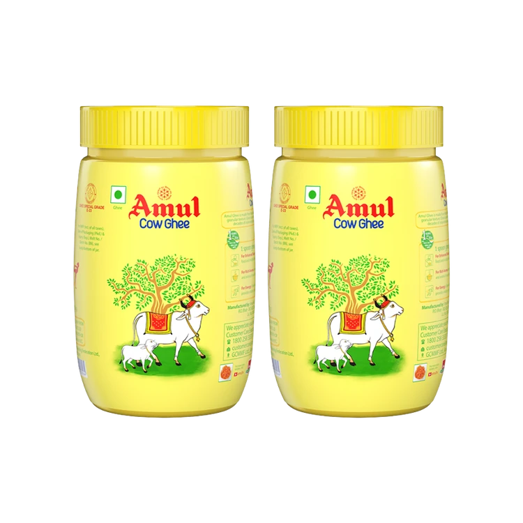 Amul Cow Ghee - Pack of 2 (Hasuvina Tuppa)