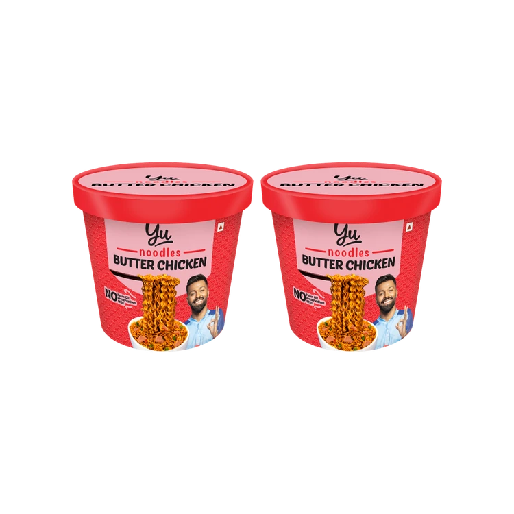 Yu Butter Chicken Cup Noodles - Pack of 2