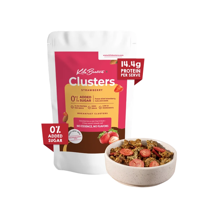Kilobeaters Strawberry Muesli Nuts & Seeds (High Protein)