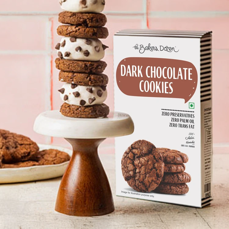 The Baker's Dozen Dark Chocolate Cookies