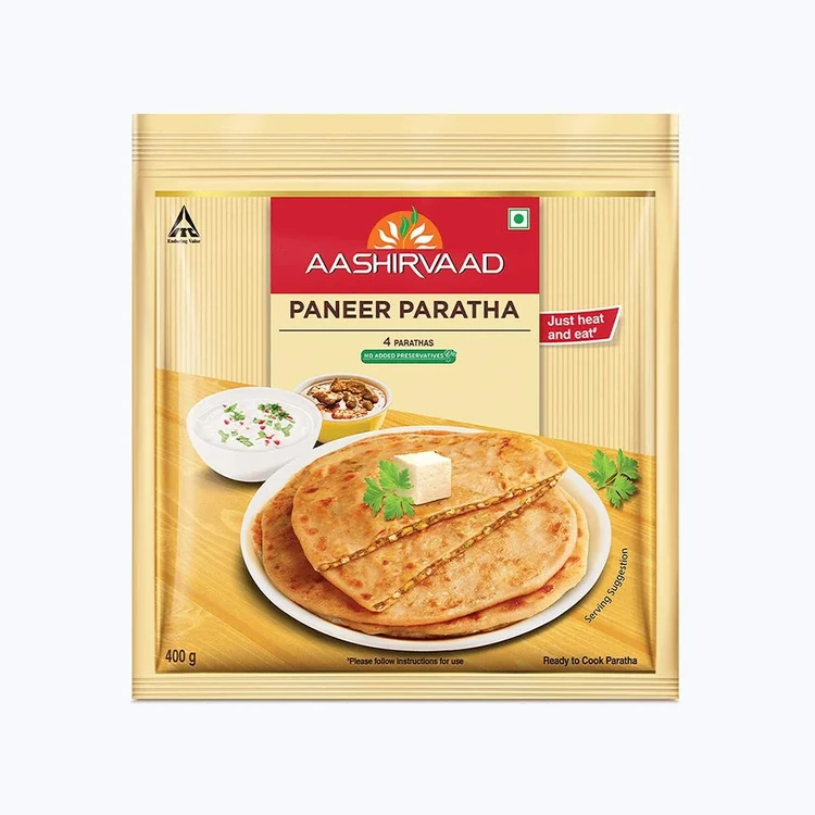 Aashirvaad Paneer Paratha (Heat & Eat)