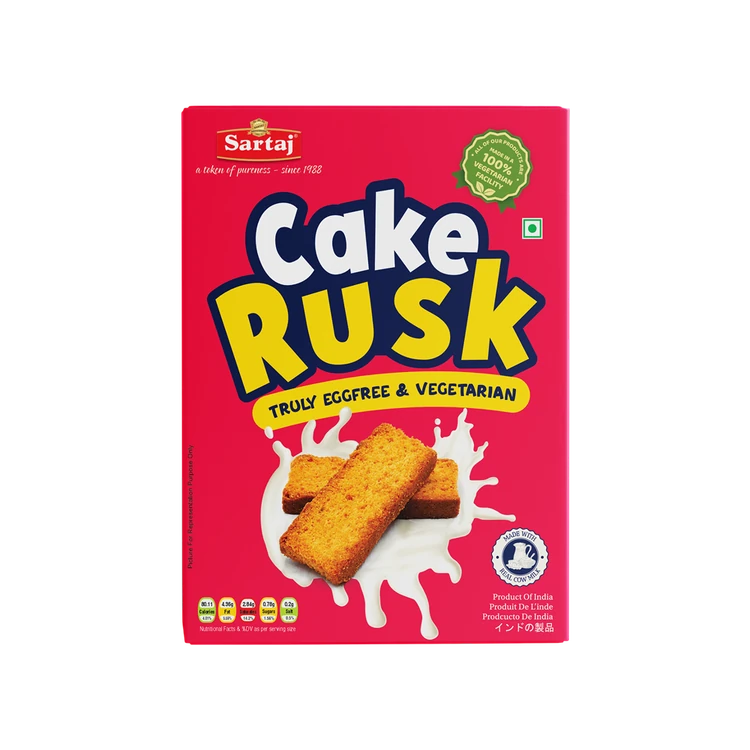 Sartaj Cake Rusk (Egg Less)