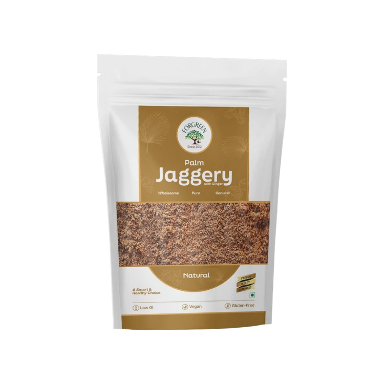 ForGreen Natural Palm Jaggery Powder with Ginger