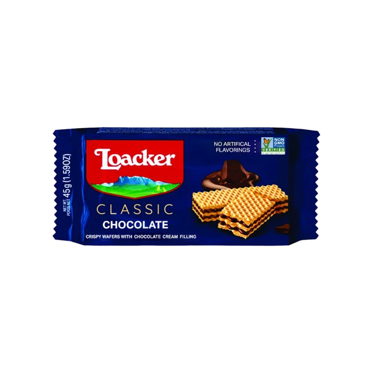 Loacker Crispy Wafers Classic Chocolate