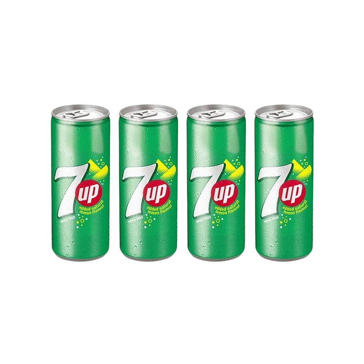 7UP Lime Soft Drink - Pack of 4