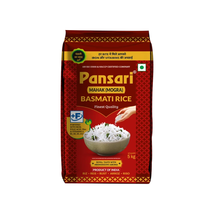 Pansari Mahak Basmati Rice (Mogra) (Short Grain) (Basmati Akki)