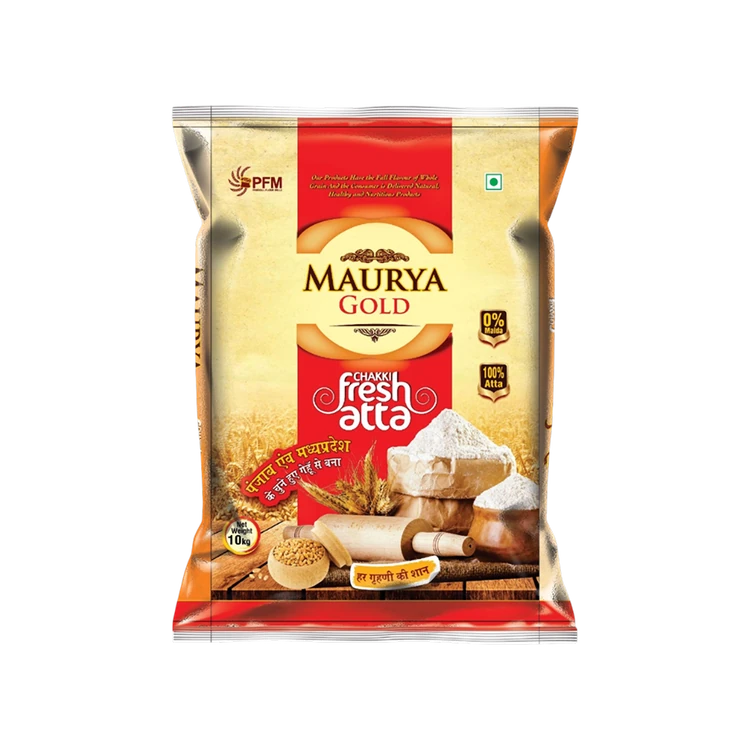 PFM MAURYA GOLD Chakki Fresh Atta (10 kg)