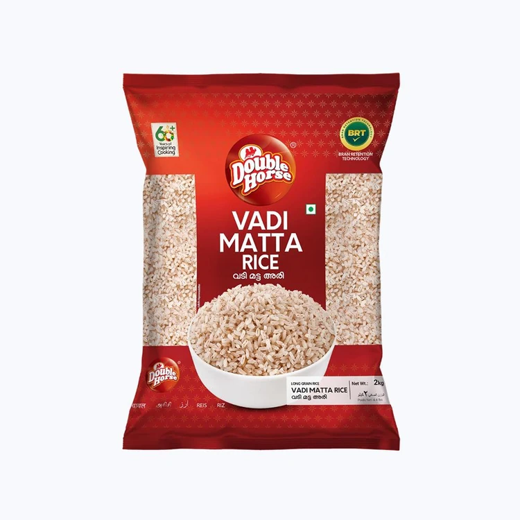 Double Horse Vadi Matta Rice (Long Grain) (Matta Akki)