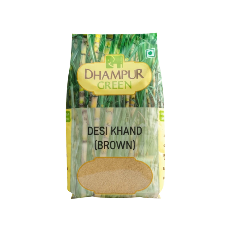 Dhampur Green Desi Khand (Brown) (Khand Sakkare)