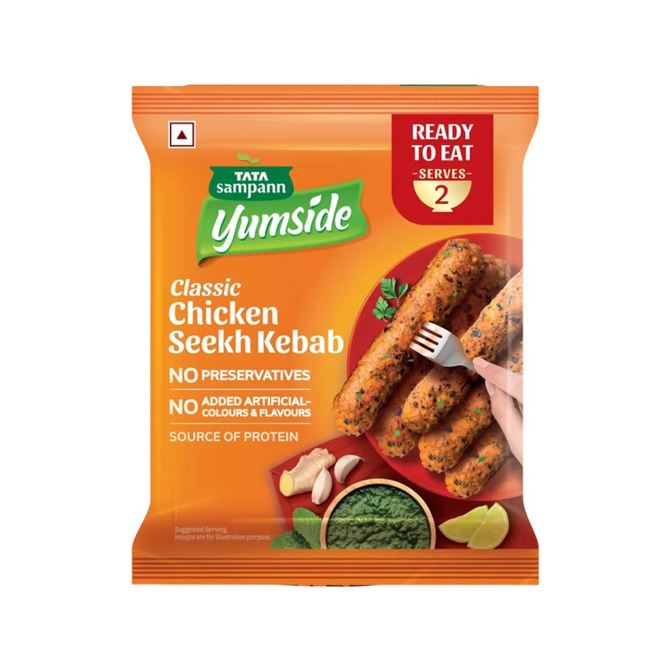 Tata Sampann Yumside Classic Chicken Seekh Kebab