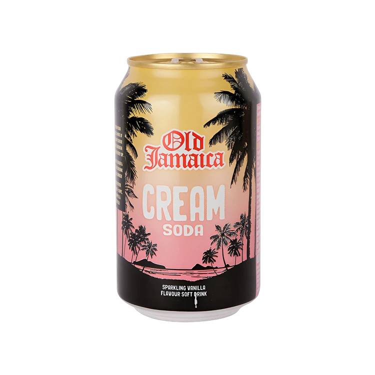 Old Jamaica Cream Soda - Vanilla Flavored Soft Drink
