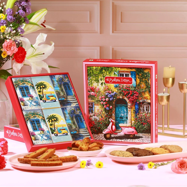 The Baker's Dozen Stories Sweet Celebration Hamper Biscuits Gift Pack